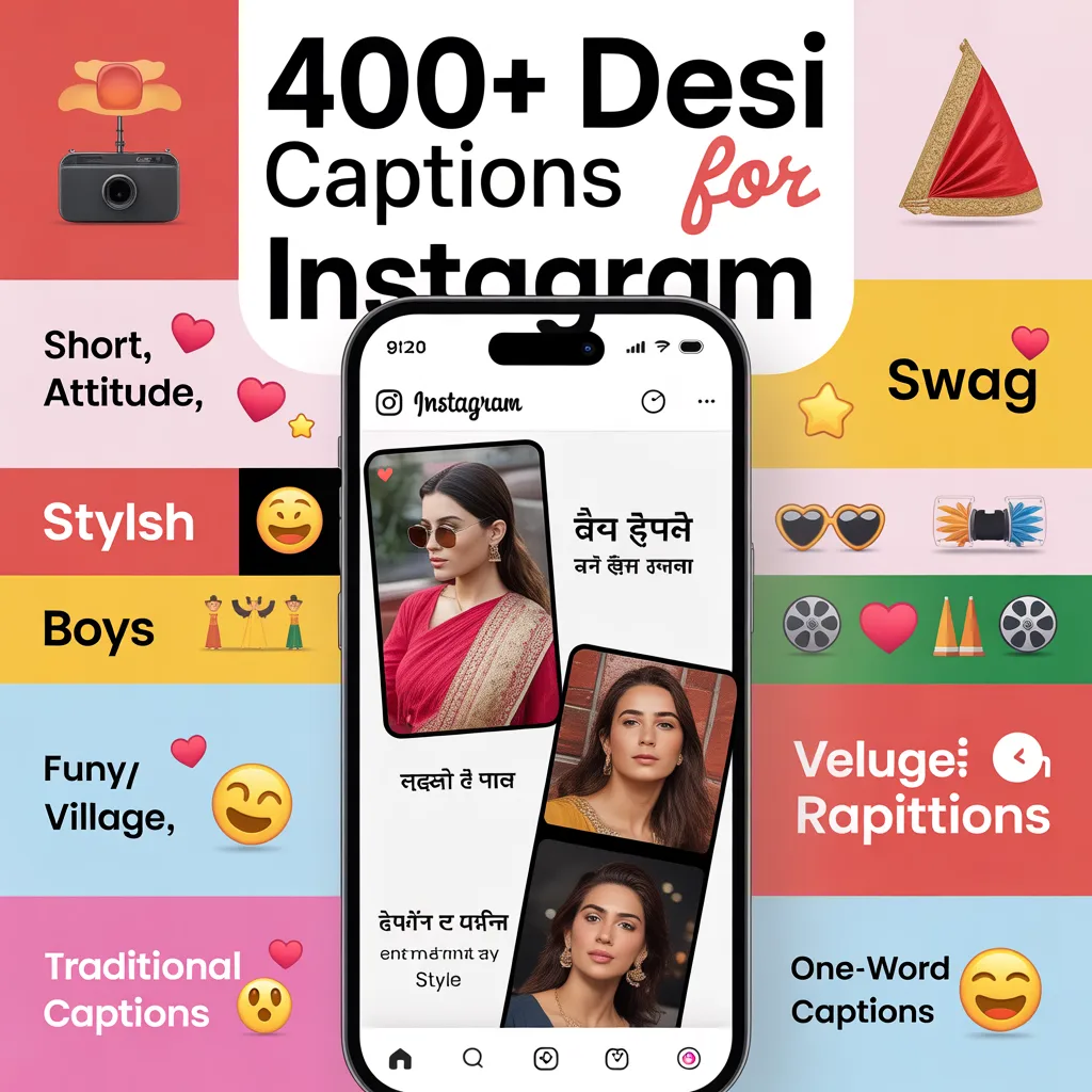 Desi captions For Instagram In Hindi Center Image