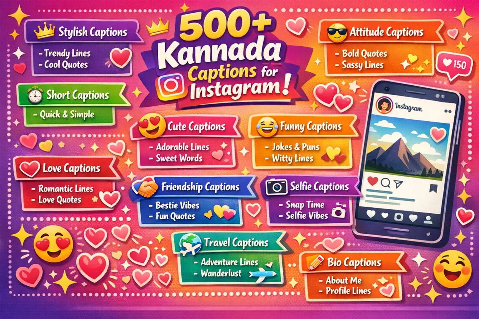 Kannada Captions For Instagram Center Image