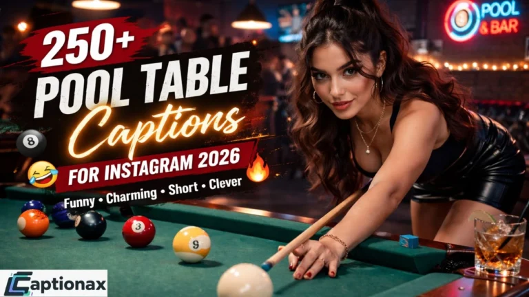 Pool Table Captions Instagram