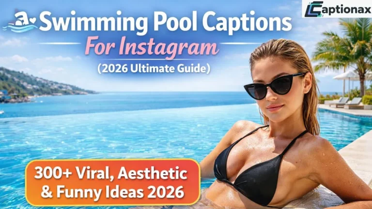 Swimming Pool Captions For Instagram