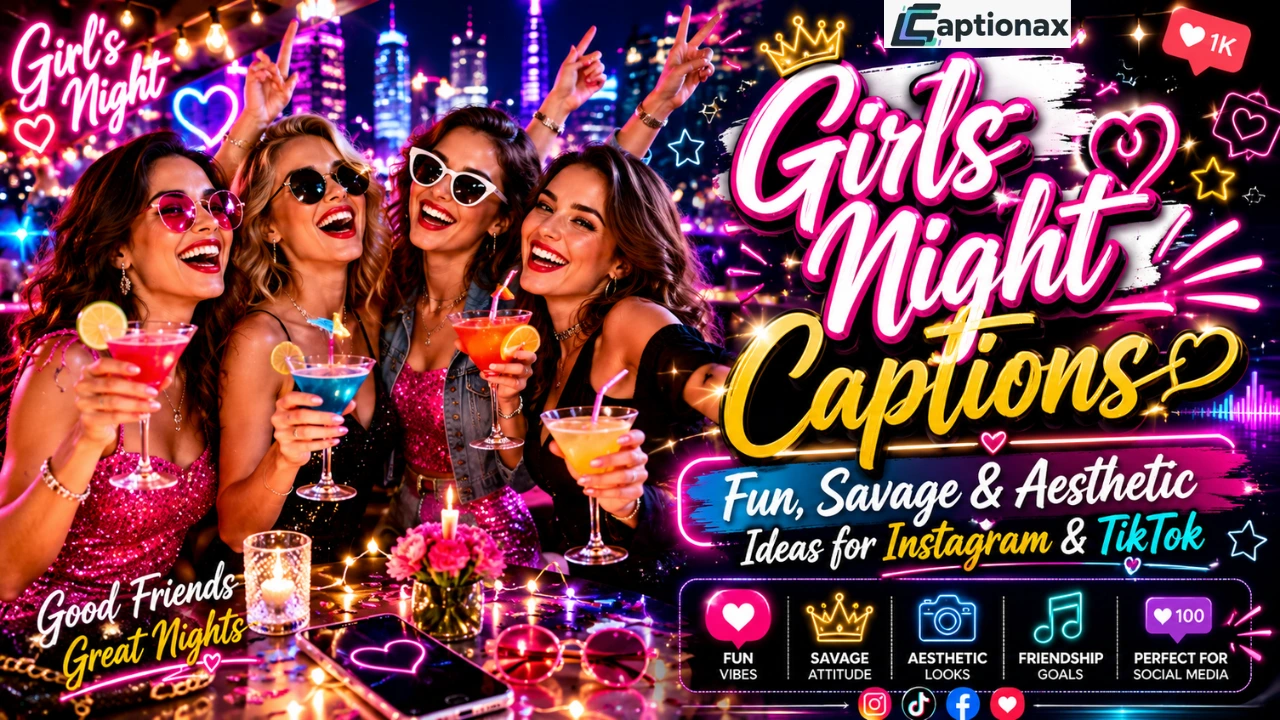 Girls Night Captions
