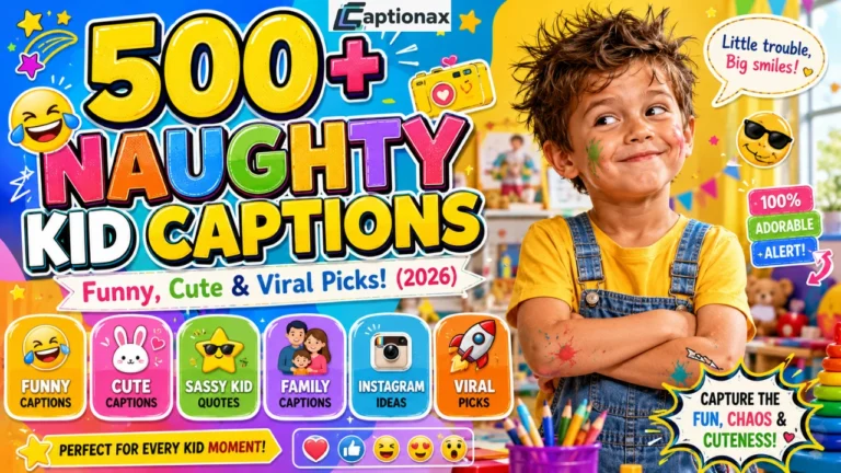 Naughty Kid Captions