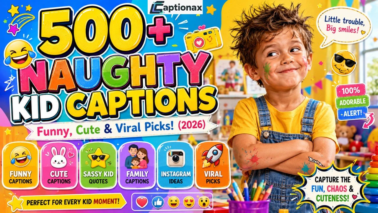 Naughty Kid Captions