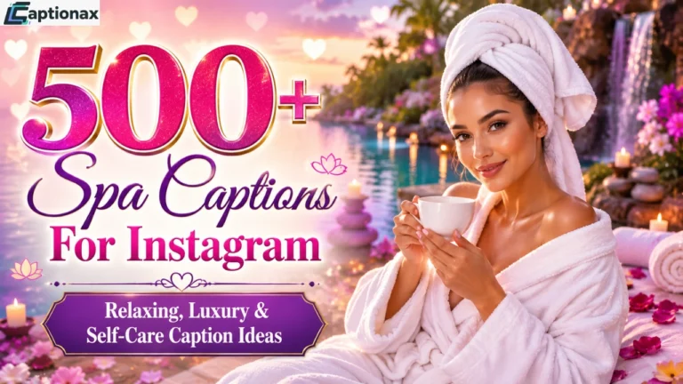 Spa Captions For Instagram