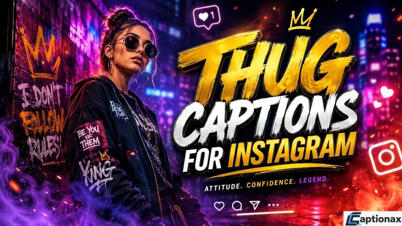 Thug Captions For Instagram