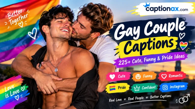 Gay Couple Captions