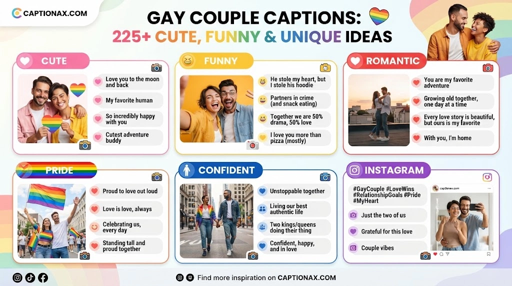 Gay Couple Captions
