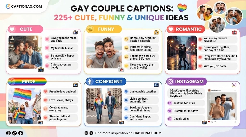 Gay Couple Captions