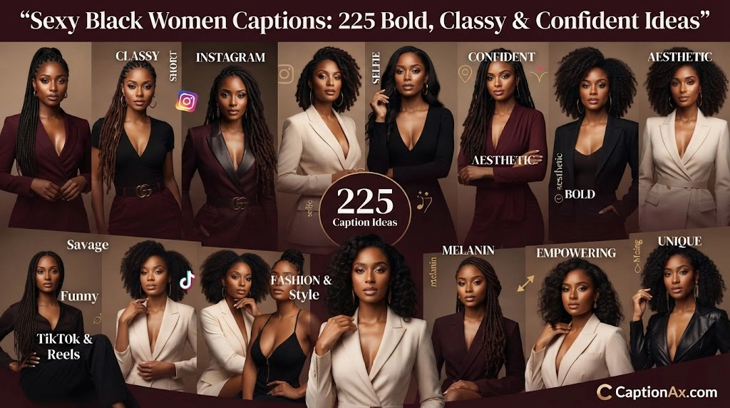 Sexy Black Women Captions