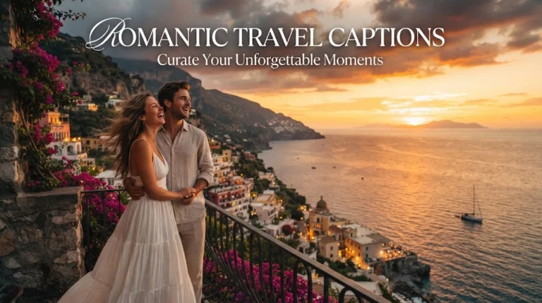 Romantic Travel Captions