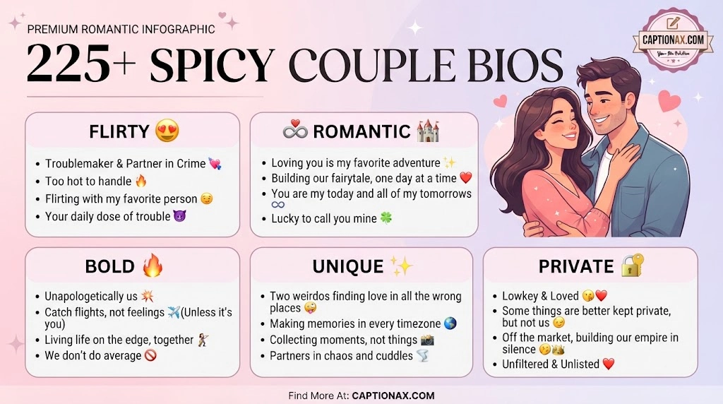 Spicy Bio Captions for Couples