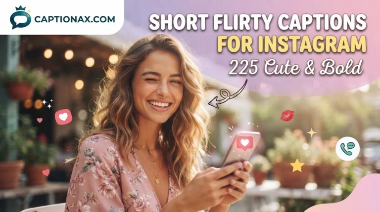 Short Flirty Captions for Instagram