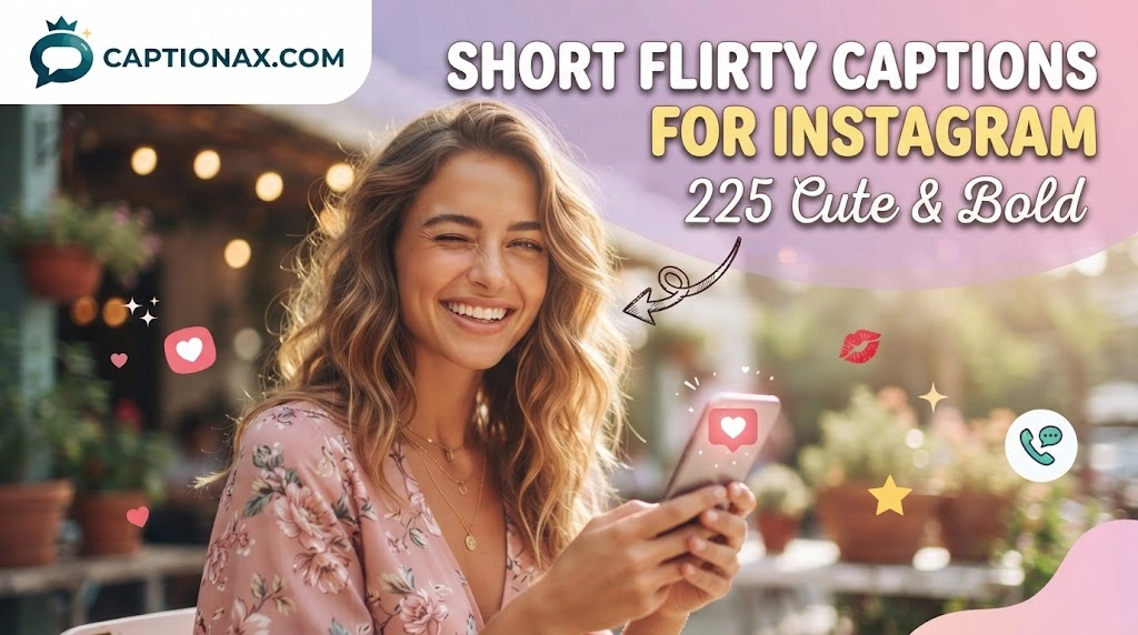 Short Flirty Captions for Instagram