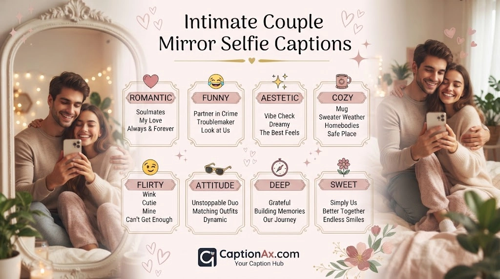 Intimate Couple Mirror Selfie Captions