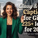 Classy & Sassy Captions for Girls