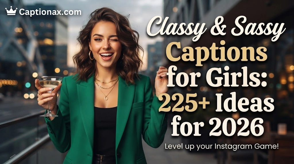 Classy & Sassy Captions for Girls