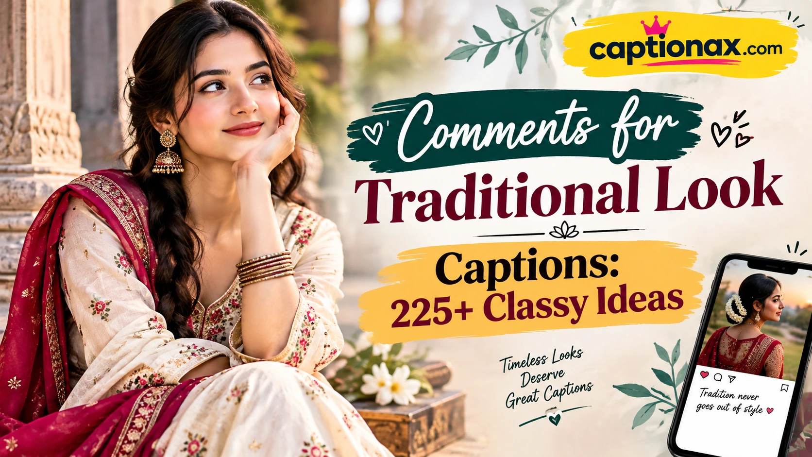 Comments for Traditional Look Captions