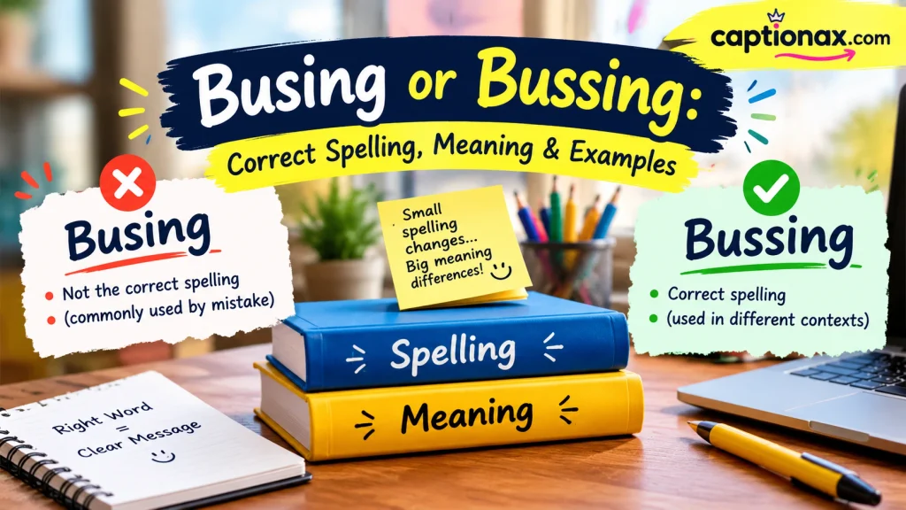Busing or Bussing