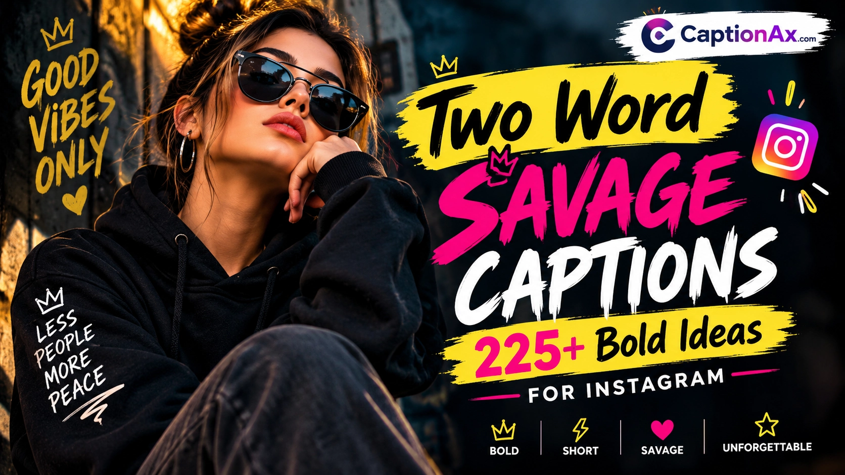 Two Word Savage Captions
