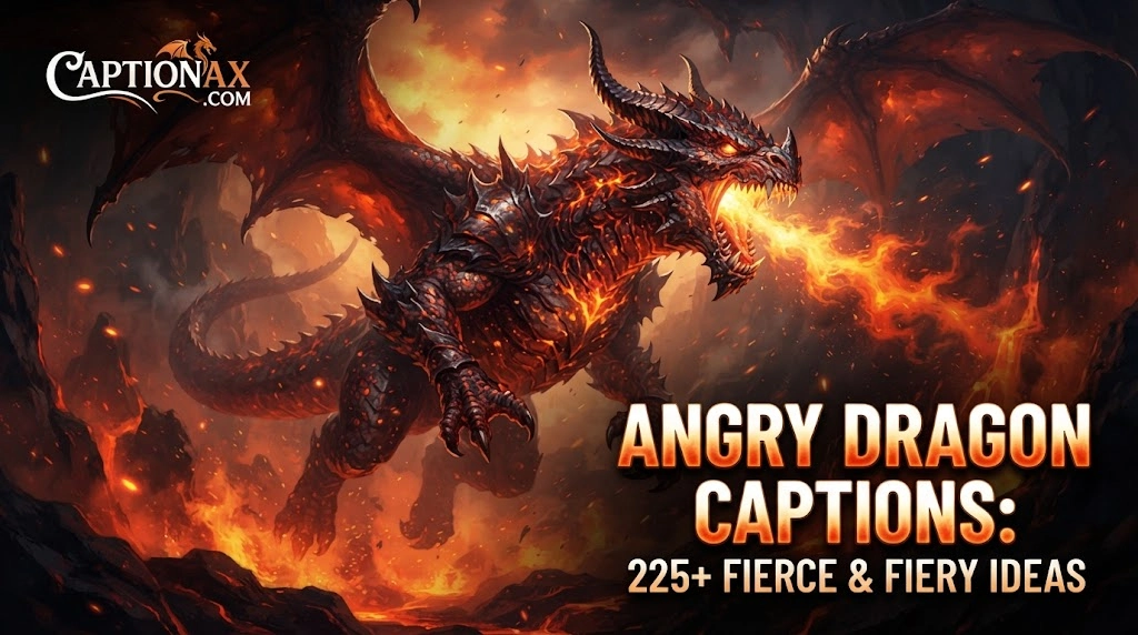 Angry Dragon Captions