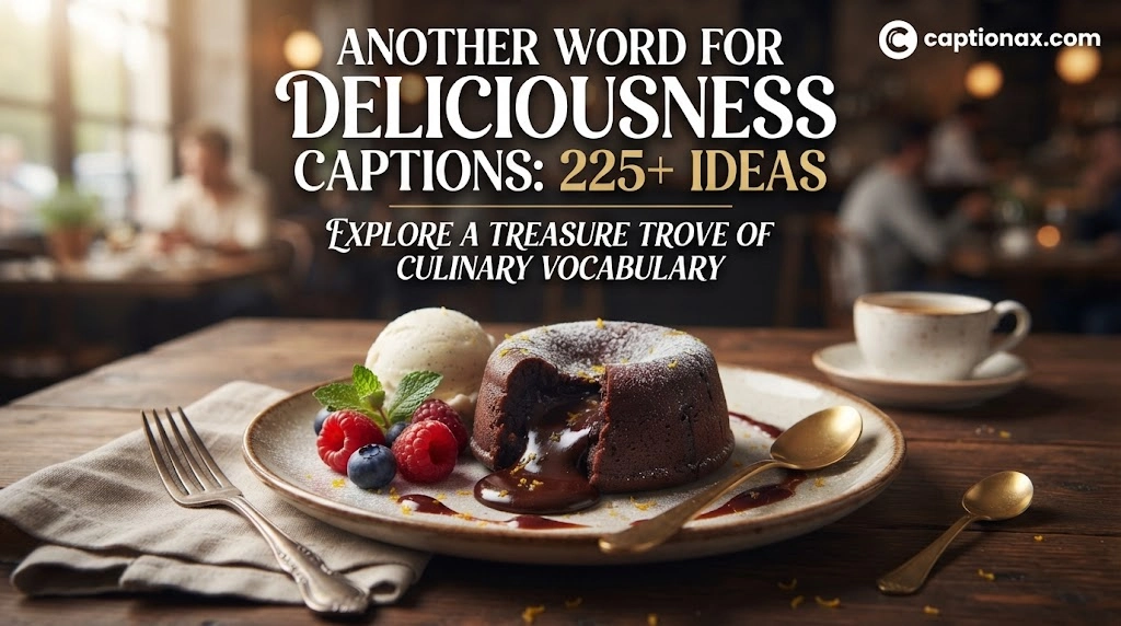 Another Word for Deliciousness Captions