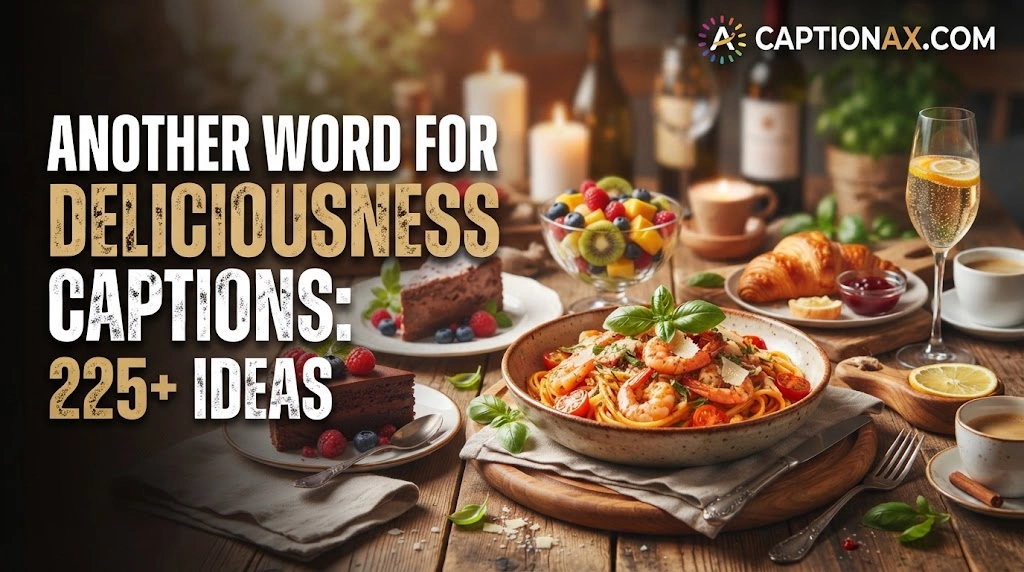 Another Word for Deliciousness Captions