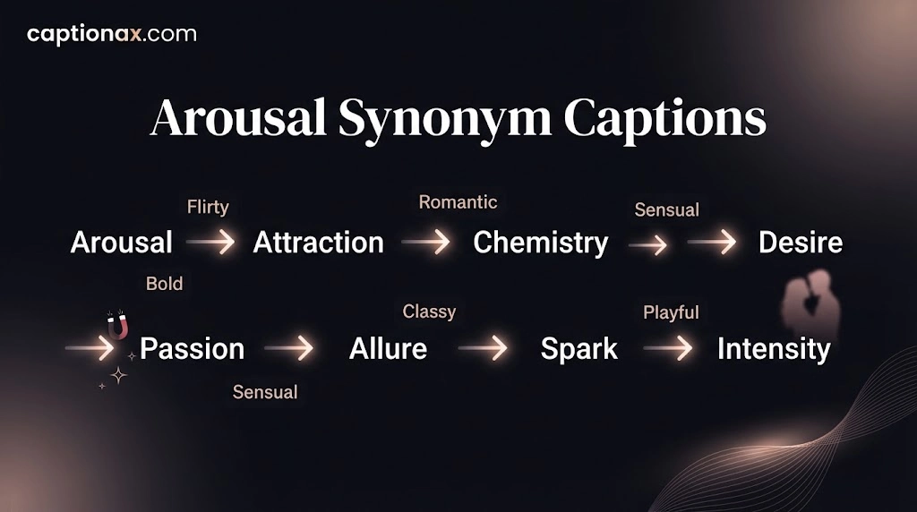 Arousal Synonym Captions