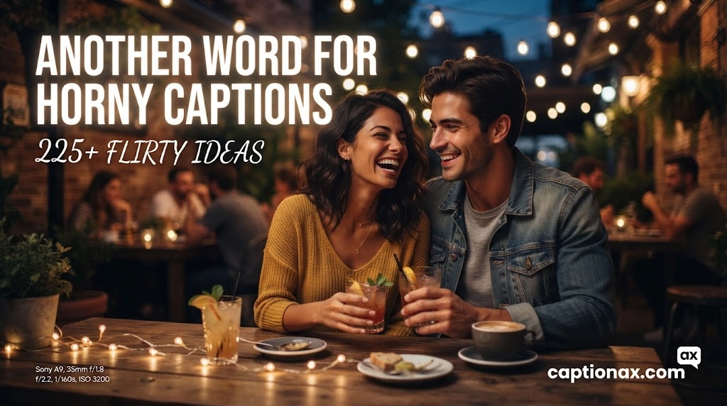 Another Word for Horny Captions