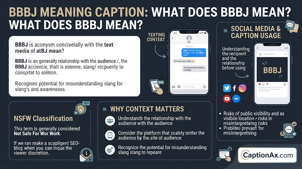 BBBJ Meaning Caption