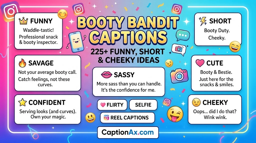 Booty Bandit Captions