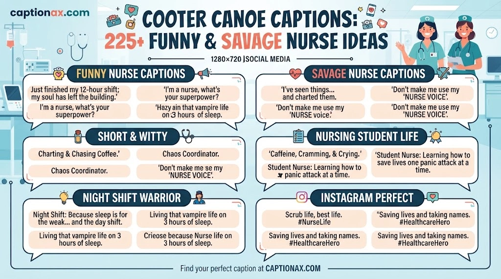 Cooter Canoe Captions