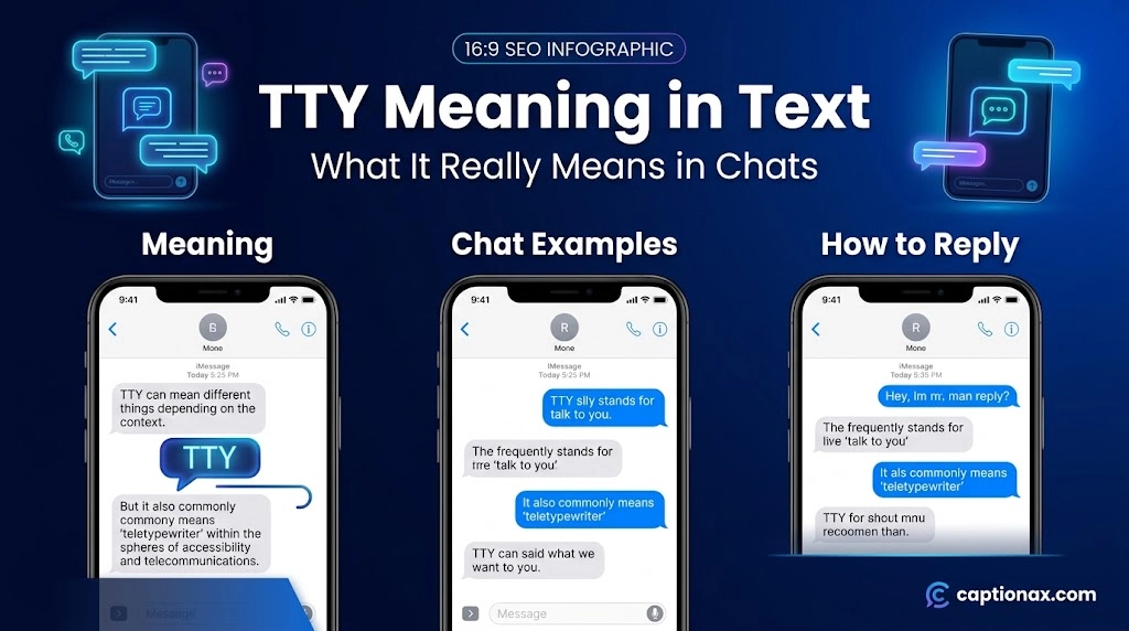 TTY Meaning in Text