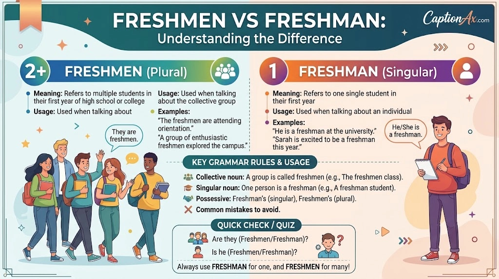 Freshmen vs Freshman