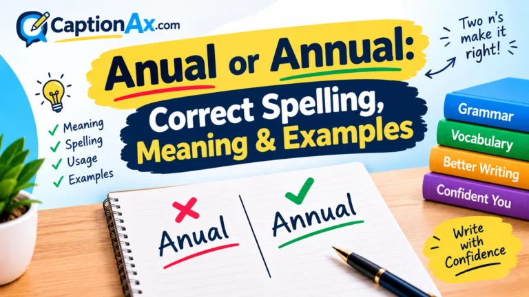 Anual or Annual