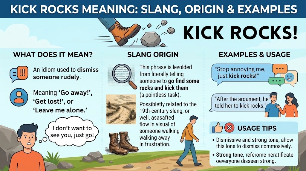 Kick Rocks Meaning
