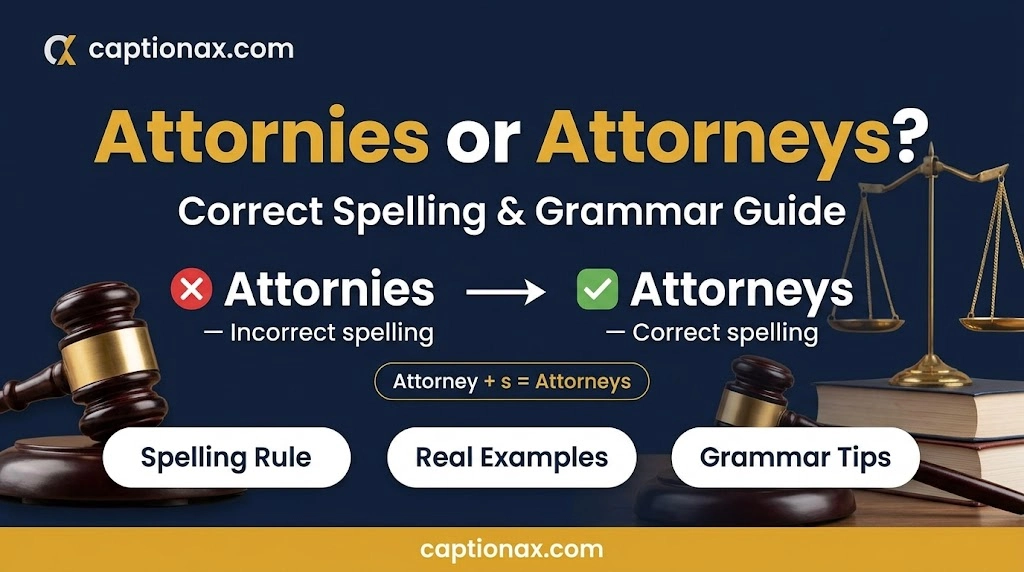 Attornies or Attorneys