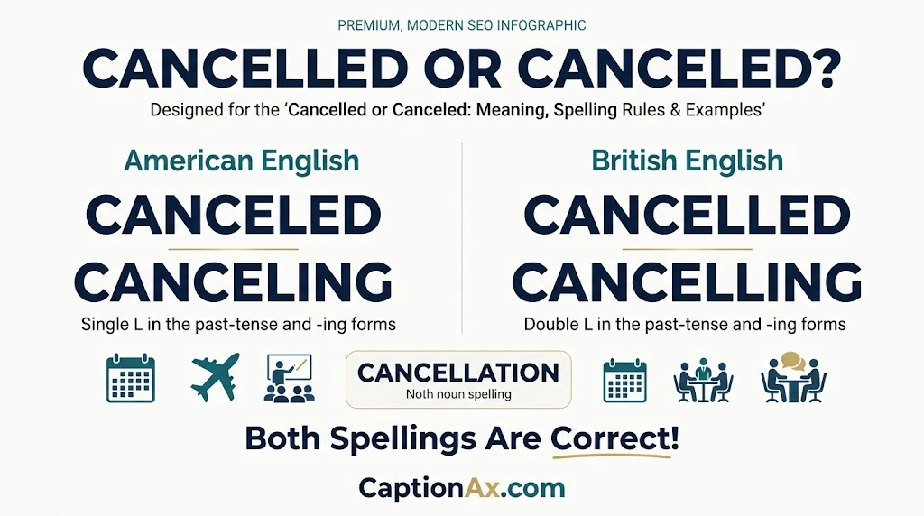 Cancelled or Canceled