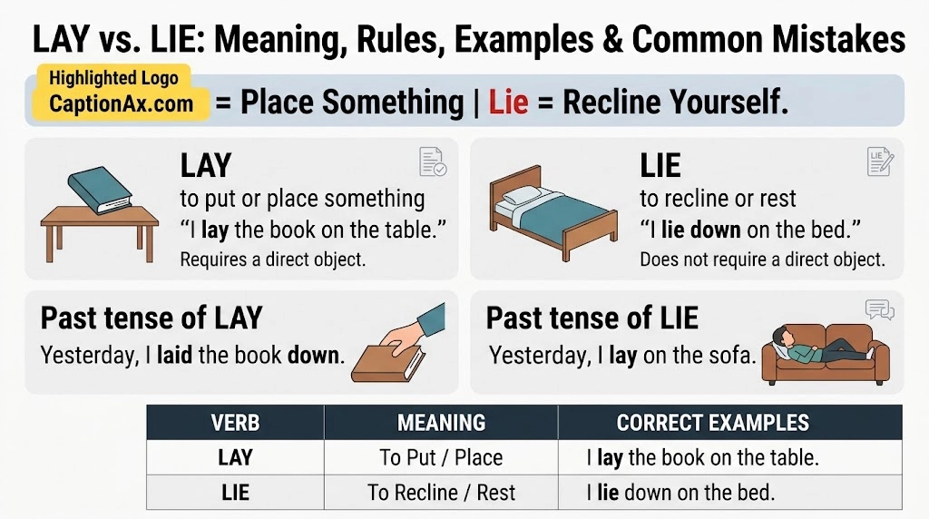 Lay vs. Lie