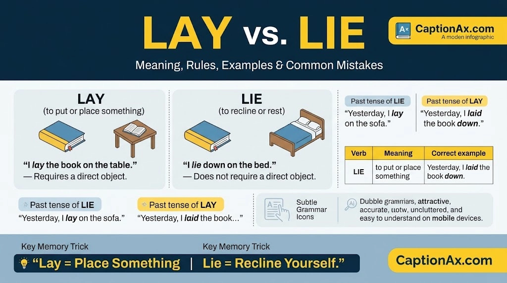 Lay vs. Lie