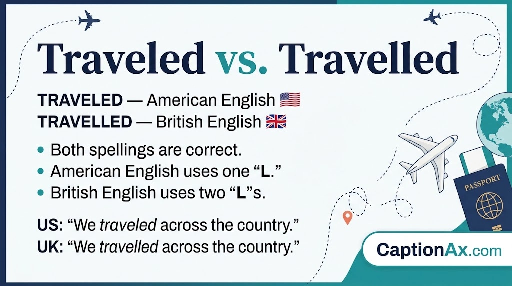 Traveled or Travelled