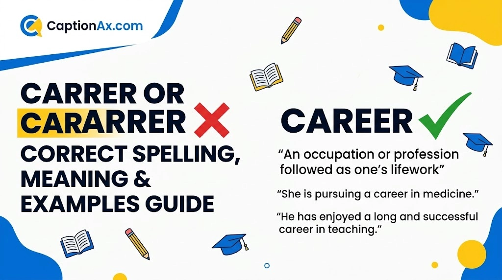 Carrer or Career