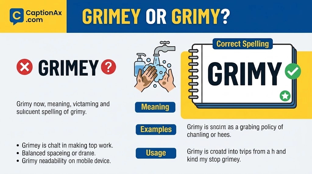 Grimey or Grimy