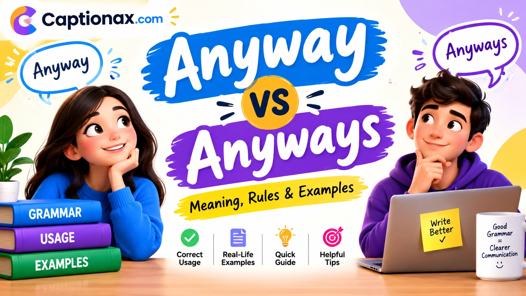 Anyway vs Anyways